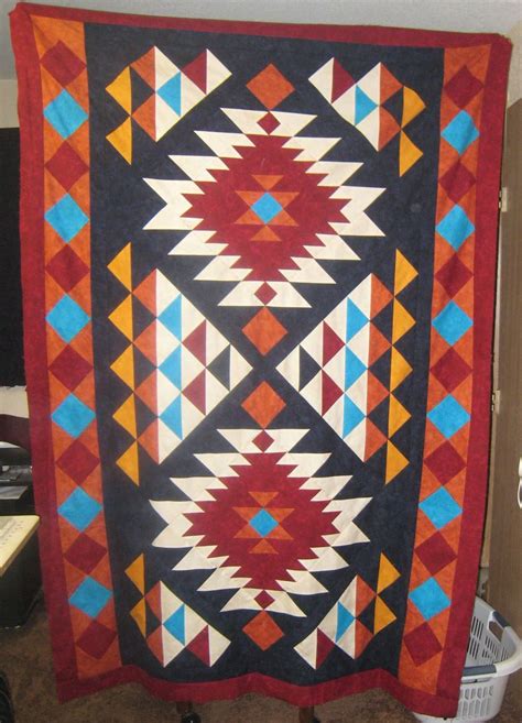 Navajo inspiration (throw) made by Steven Nethercott Pattern: http ...