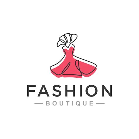 Premium Vector | Boutique shop fashion logo a