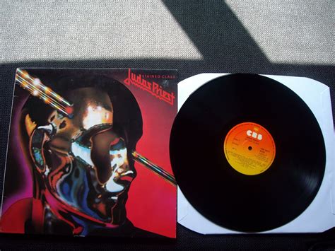 COLLECTOR'S T H R O N E: JUDAS PRIEST stained class 12" LP