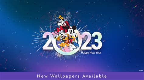 Disney New Year Wallpapers to Ring in 2023! | Disney Parks Blog