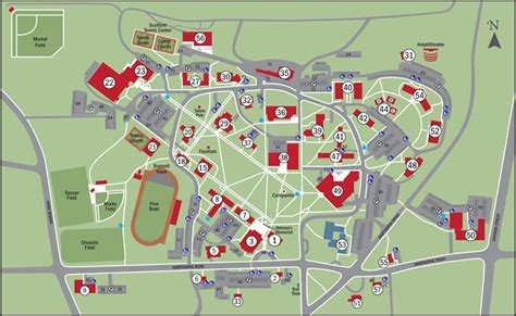 Map & Directions | Campus map, University campus, Whitworth university