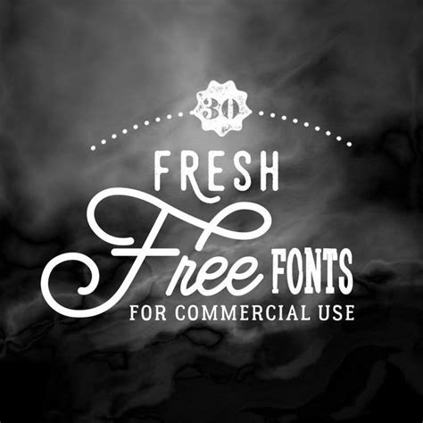 There are a lot of free fonts out there, but not all are available for ...