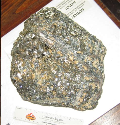 Sillimanite? lil over 5" crystal Brown.small others | Rock Tumbling Hobby