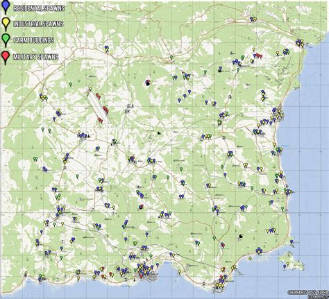 Dayz Printable Map - prntbl.concejomunicipaldechinu.gov.co