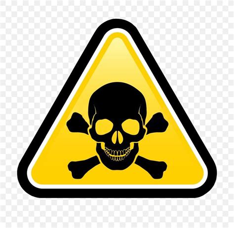 Skull And Crossbones Hazard Warning Sign Clip Art, PNG, 800x800px ...