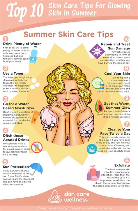 Skin Care Tips For Glowing Skin This Summer – Infographic