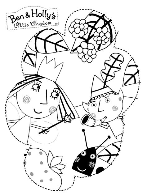 Ben And Holly Coloring Pages at GetColorings.com | Free printable ...