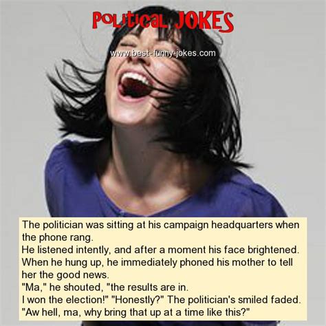 Political Jokes: The politician was s...