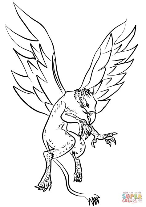 Griffin Coloring Pages