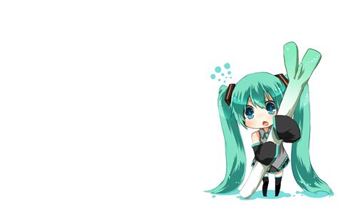 Chibi Hatsune Miku Wallpapers - Top Free Chibi Hatsune Miku Backgrounds ...