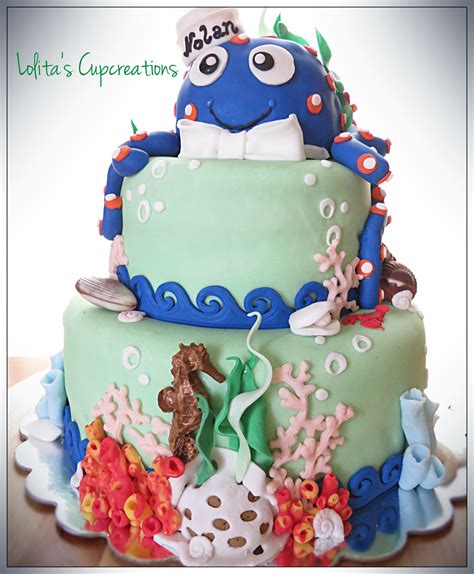 fun coral reef cake and matching cupcakes | Cake, Desserts, Pastry