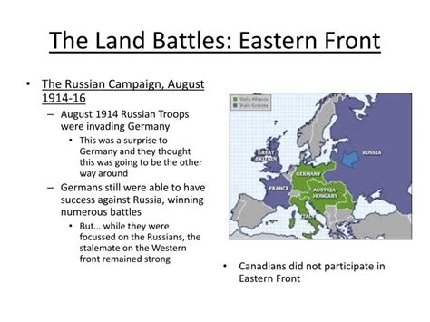 PPT - The Land Battles: Eastern Front PowerPoint Presentation, free ...