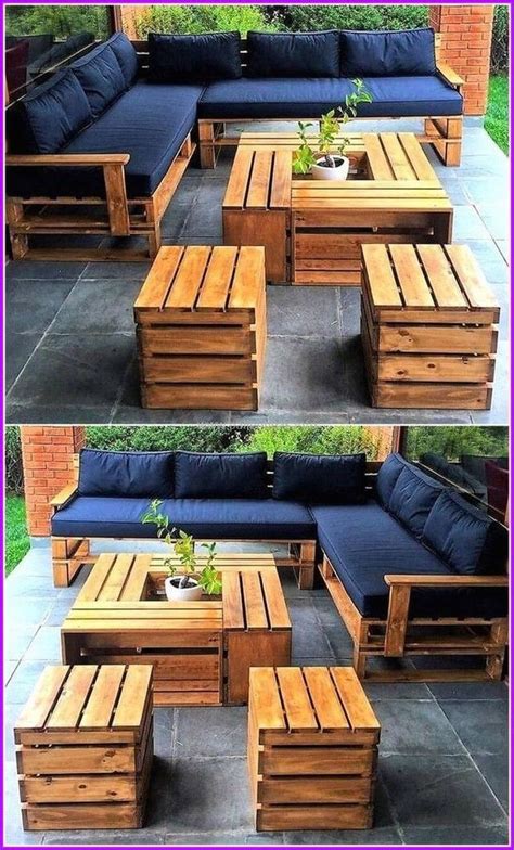 28+ Creative Outdoor Pallet Furniture Decor For Your Garden Decor ...