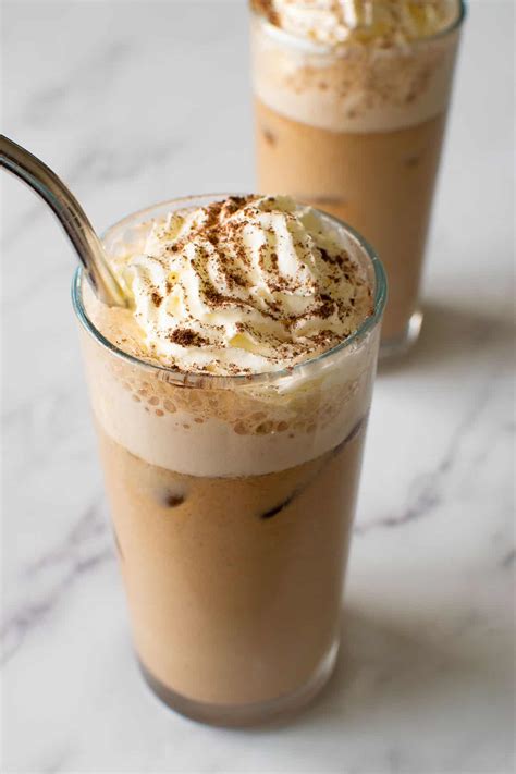 Iced Pumpkin Spice Latte (Easy Homemade Starbucks) - Hint of Healthy