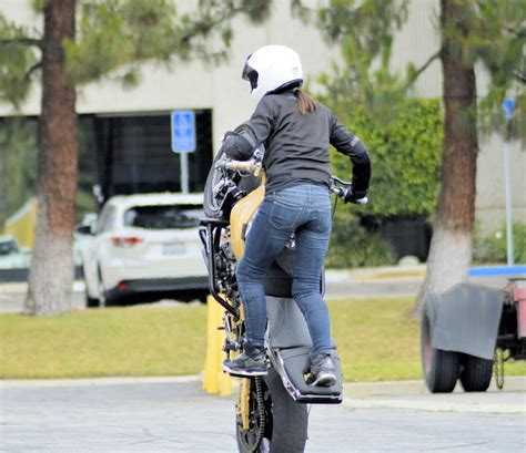 Woman Motorcycle Stunt Rider 13 Photograph by Cynthia Nunn