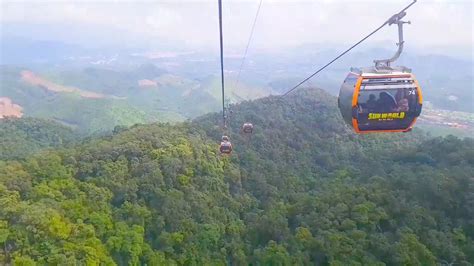 Ba Na hills Cable car ride from French Village - YouTube