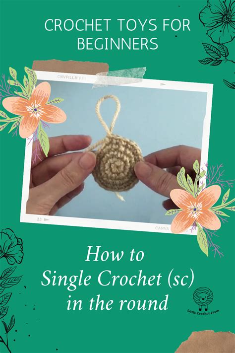 How to single crochet in the round – Artofit