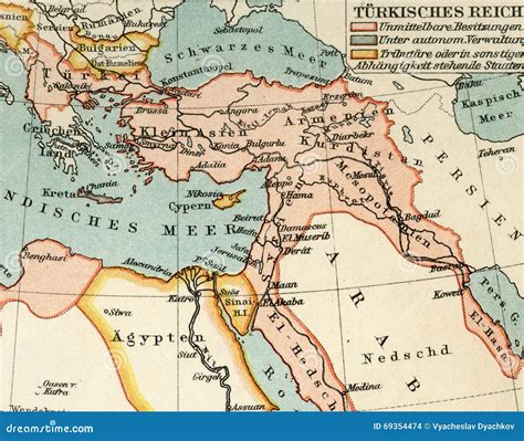 Turkish Ottoman Empire Map