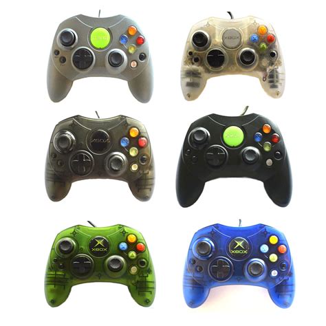 Official Genuine Microsoft Xbox Original S Controller Multiple Colours ...