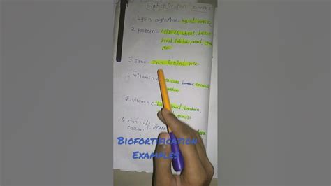 Biofortification examples short trick #shorts #neet - YouTube