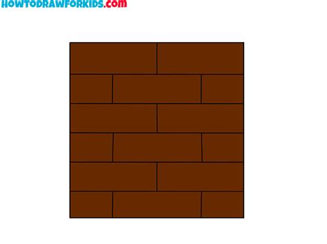 How to Draw Bricks - Easy Drawing Tutorial For Kids