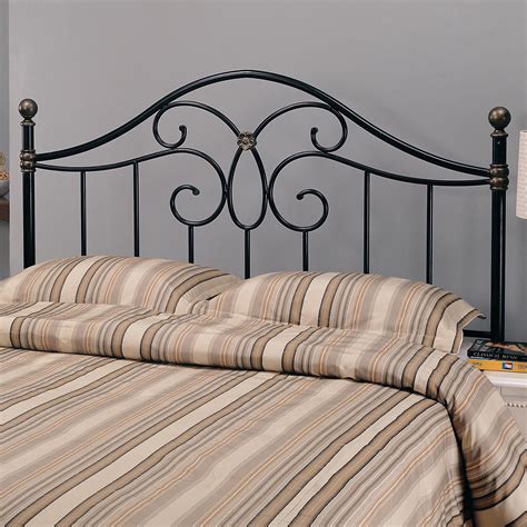 Coaster Iron Beds and Headboards 300182QF Full/Queen Black Metal ...