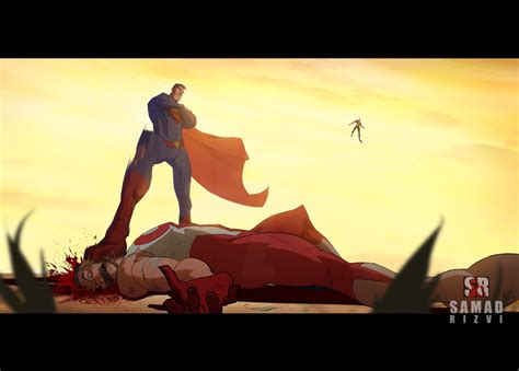 ArtStation - Superman vs Omni-man