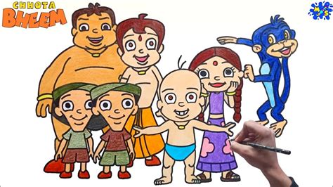 Chhota Bheem Drawing How To Draw Jaggu From Chhota Bheem, 46% OFF