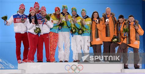 2014 Winter Olympics. Medal ceremony. Day Seven | Sputnik Mediabank