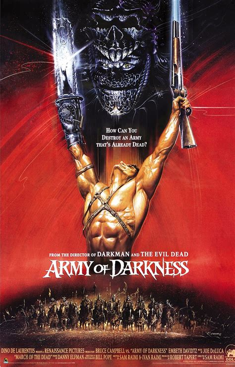 Amazon.com: Movie Poster Army of Darkness (1992) 24x36: Posters & Prints