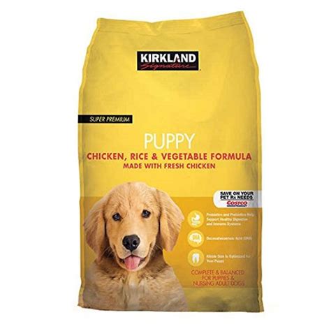 Kirkland Signature Super Premium Puppy Dog Food, Chicken, Rice ...