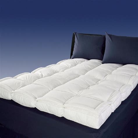 Myla Luxury 4" White Duck Down & Feather Mattress Topper & Reviews ...