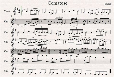 skillet comatose ноты - Поиск в Google | Sheet music, Violin, Skillet