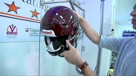 Exclusive Look at Football Helmet Safety Testing - ABC News