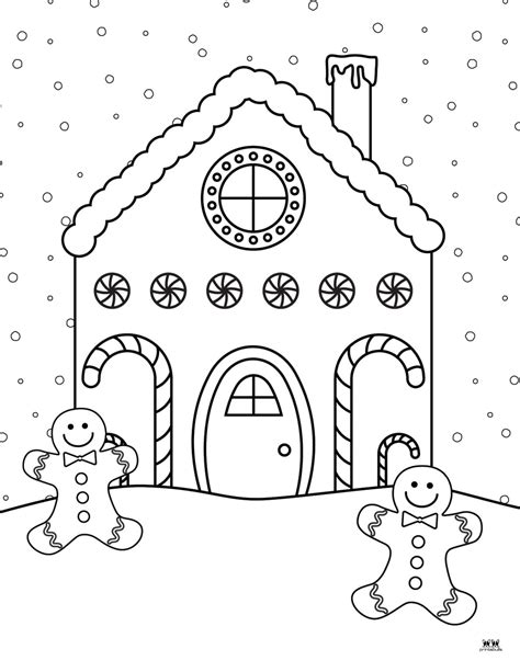 Gingerbread Man Coloring Pages - 20 FREE Printables - PrintaBulk