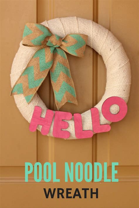 Pool Noodle Wreath Tutorial | All Things Target