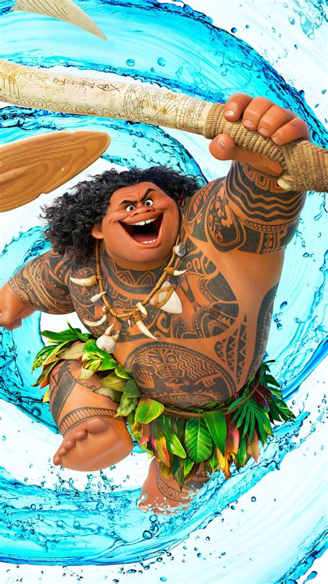 1080x1920 Dwayne Johnson As Maui Moana Iphone 7,6s,6 Plus, Pixel xl ...