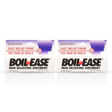 Buy Boil-Ease Ointment Maximum Strength 1 oz (Pack of 2) Online at ...