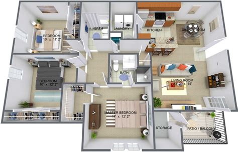 Floor Plans - Waterford Pointe Apartments