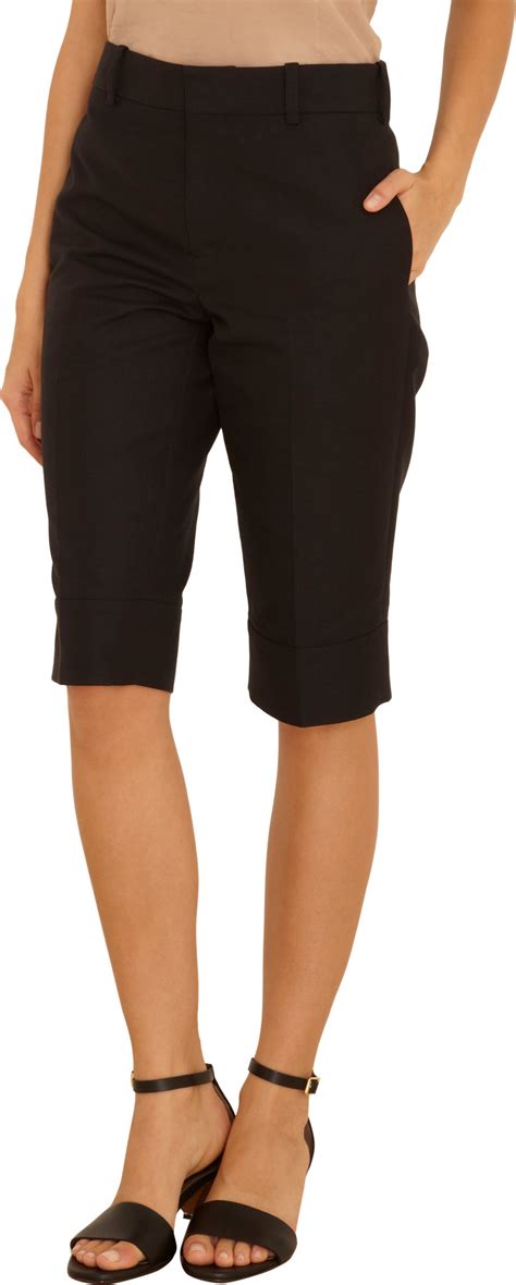 Lyst - Marni Slim Knee-length Shorts in Black