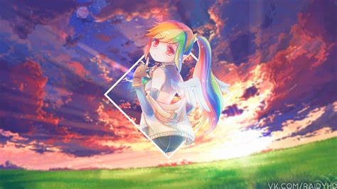 Rainbow Anime Wallpapers - Wallpaper Cave