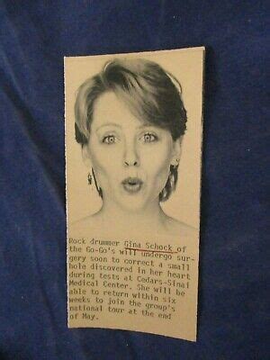 Vintage Gina Schock Go-Go's Rock drummer heart update Wire Press Photo ...