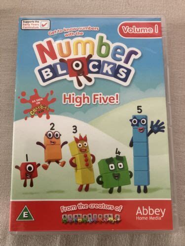 Numberblocks DVD Volume 1 - High Five! - Educational - Counting - Maths ...