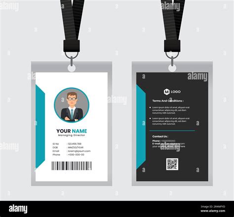 ID Card Template | Office Id card | Employee Id card for your company ...