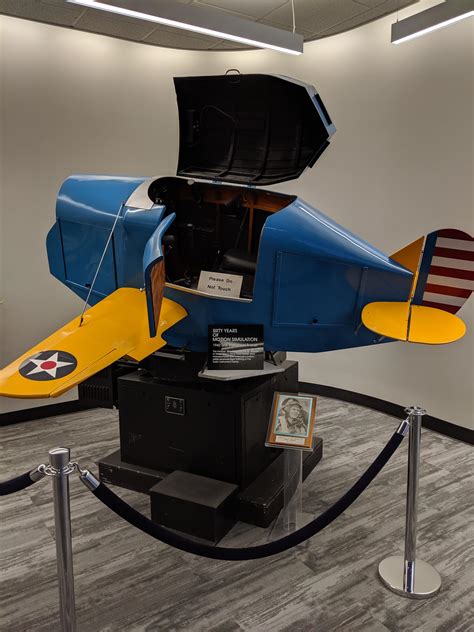 The famous "Blue box" was one of the first flight simulator. It was ...