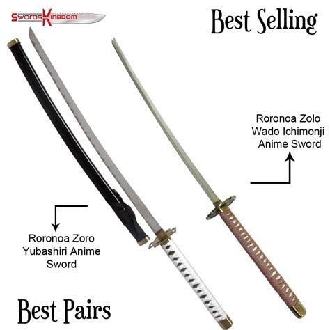 Zoro Yubashiri Sword & Zoro Wado Ichimonji Sword from One Piece ...