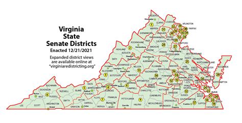 Map Of Virginia Senate Districts - Alvera Marcille