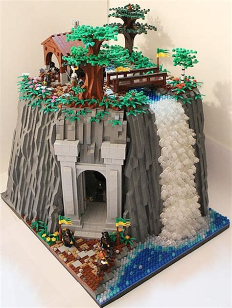 Lego Minecraft Mountain Cave Instructions