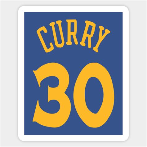 Steph Curry Jersey - Steph Curry - Sticker | TeePublic