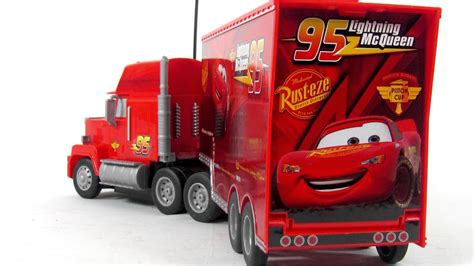 Disney Pixar Cars2 Toys | RC Turbo Mack Truck Toy Video Review - YouTube